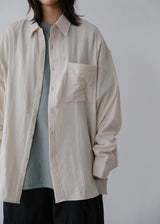 SILH LINEN CHECKERED SHIRT