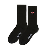 チェリーロゴスタンダードソックス／CHERRY LOGO STANDARD SOCKS [BLACK]