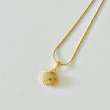 シェル＆ハートネックレス/SHELL & HEART NECKLACE