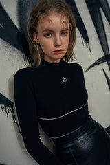 パイピングクロップトップス / Piping Crop Top (4573559488630)