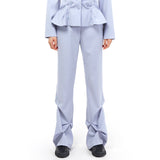 DOZI - Beaded Slim Trousers _ Sky Blue
