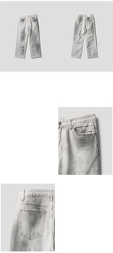 ダーティウォッシングアイスジーンズ/dirty washing ice jeans