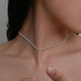 シルバーフルールネックレス / silver fleur necklace (silver925)