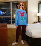 TCWフラワージャガードニット / TCW Flower Jacquard Knit (4582468419702)