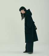 ダッフルコート/unisex duffle coat black