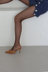 wave mesh tights