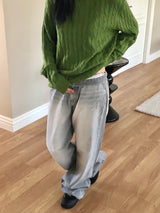 キャニスグレーデニムパンツ
