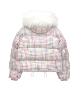 Tweed down jacket    