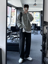 selon daily loosefit kara button cardigan