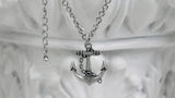 アンカー o チェーンネックレス/Anchor o Chain Necklace (2681594249334)