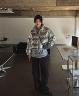 エナメルクロップショートパディング / Enamel Crop Short Padding (2 color)