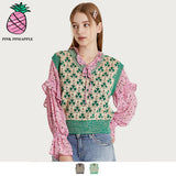 アップルジャカードベスト/APPLE JACQUARD VEST