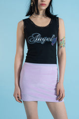 00s エンジェルレースタンクトップ 黒- 00s Angel Lace Sleeveless BLACK (4397438599286)
