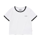 チェリーレーステープスリムTシャツ / CHERRY LACE TAPE SLIM T-SHIRT [WHITE]