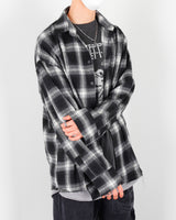 カットオーバーチェックシャツ / Cutting over-checkered shirt (6628253991030)