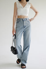 ストロングワイドパンツ / no.1297 Strong Light Blue Wide Pants