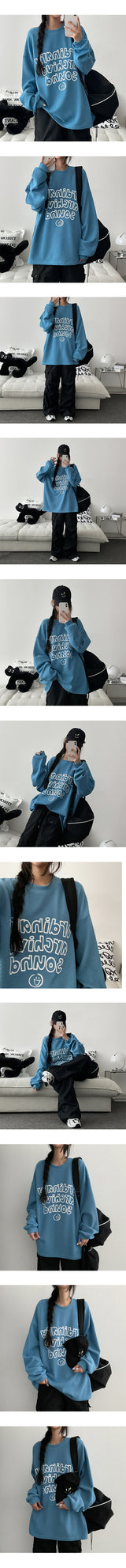 Nerdy Long-Sleeved Knit Long-Sleeved T-Shirt