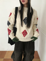 Cutem ビンテージノルディックツイストヘビーニット