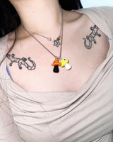 Trippy mushroom necklace.04 (8type)