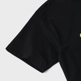 インフィニティーカレッジライフクルーネックブラックユニセックスTシャツ / Infinite college life crew neck black Unisex T-shirt
