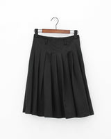 フレンチプリーツミディスカート / French Pleated Midi Skirt (3color)