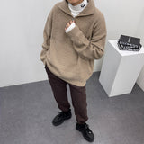 ラムウールタートルネックセミジップ / UN Ramswool Turtleneck Semi Zip-Up (4 colors)