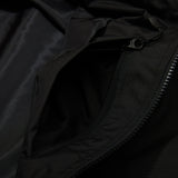 ラウンドラインフーデッドジャケット/BSR2223FWJK045 ROUND LINE HOODED JACKET BLACK