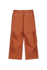 コンバーティブルパラシュートパンツ / CONVERTIBLE PARACHUTE PANTS (BRICK)