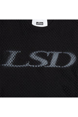 [23SS LSD COLLECTION] メッシュレイヤードタイトTシャツ / [23SS LSD COLLECTION] Mesh Layered Tight T-Shirt_Black