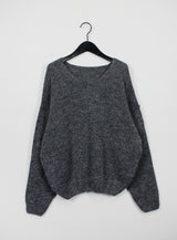 アルパカVネックニット / Alpaca V-neck Knit (6color)