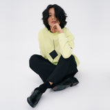 Square point Sweatshirts [Lime] (6591816401014)