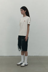 SMALL CHERRY STANDARD T-SHIRT [OATMEAL]