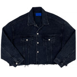 LNカッティングクロップドジーンジャケット/LN Cutting Cropped Jean Jacket (3 colors)