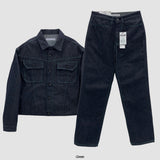 Rerap Non Fade Denim Stitch Jacket (2color)