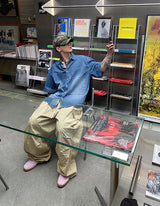ユーティリティデニムハーフシャツ