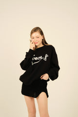 フローラルスウェットシャツ/FLORAL SWEATSHIRT