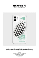 CHECKER TEXT SET-GREEN(JELLY) (6669179879542)