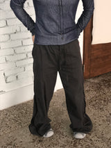 Nicole zipper banding pants