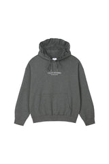 0 4 oversize ruffle hoodie - DARK GREY (4642323431542)