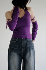 ホルターウォーマーセットスリーブ/Halter Warmer Set Sleeveless (3color)