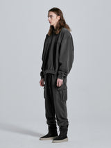 WASHED SWEATSHIRT - BLACK (4622874443894)