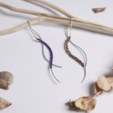 アットザエンドオブザナイトイヤリング / [CCNMADE] At the end of the night Earring (PURPLE/YELLOW) (6683728150646)