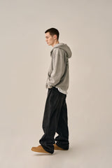 PINTUCK WIDE DENIM