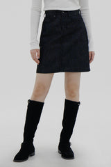 No.372 ノンスパンデニムスカート/No.372 Nonspan denim skirt (2color)