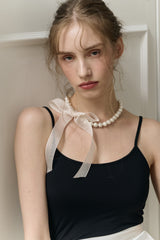 [Pre-order] Peony Pearl Necklace (Production takes 3-7 days)