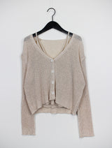 ソフトニットスリーブレスセット / Soft knit sleeveless set (3color)