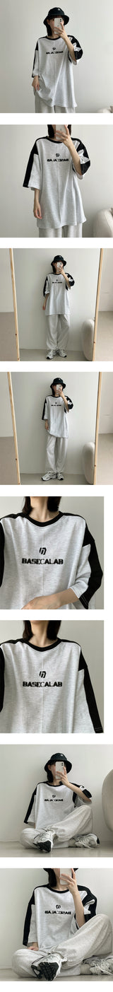 シカラップカラー半袖Tシャツ / Cica Wrap Color Short Sleeve Tee