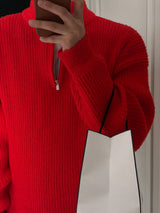 ASCLO Soft Wool High Zip Knit (5color)