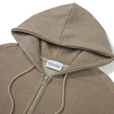Pigment Heavy Hood Zip-Up [COCOA] (6618904232054)
