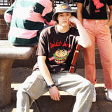 デビルバーガーヴィンテージプリントTシャツ / Devil burger vintage print T-shirt (4473292914806)